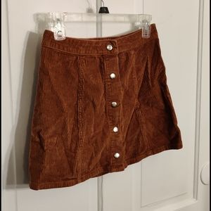 Corduroy skirt